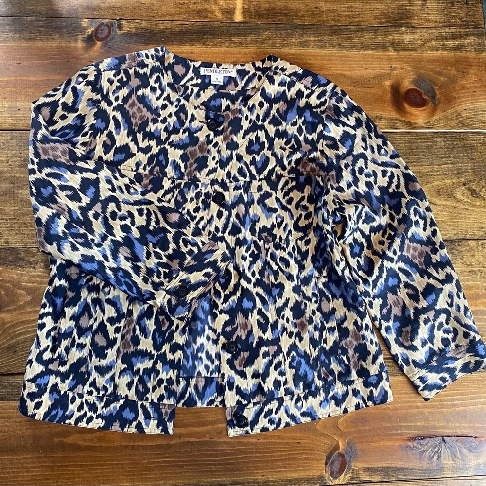 Pendleton Silk Cheetah Jacket - image 2